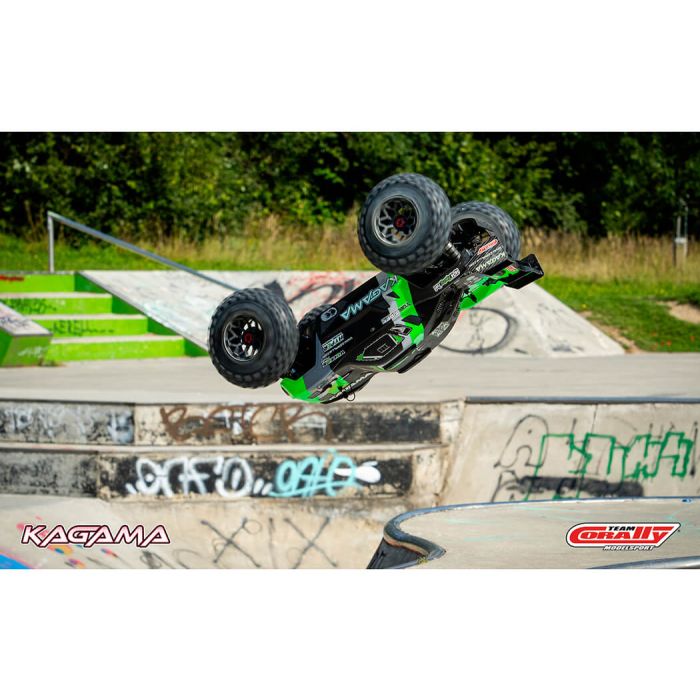 Corally Kagama XP 6S RC Truggy Truck Rolling Chassis - Green