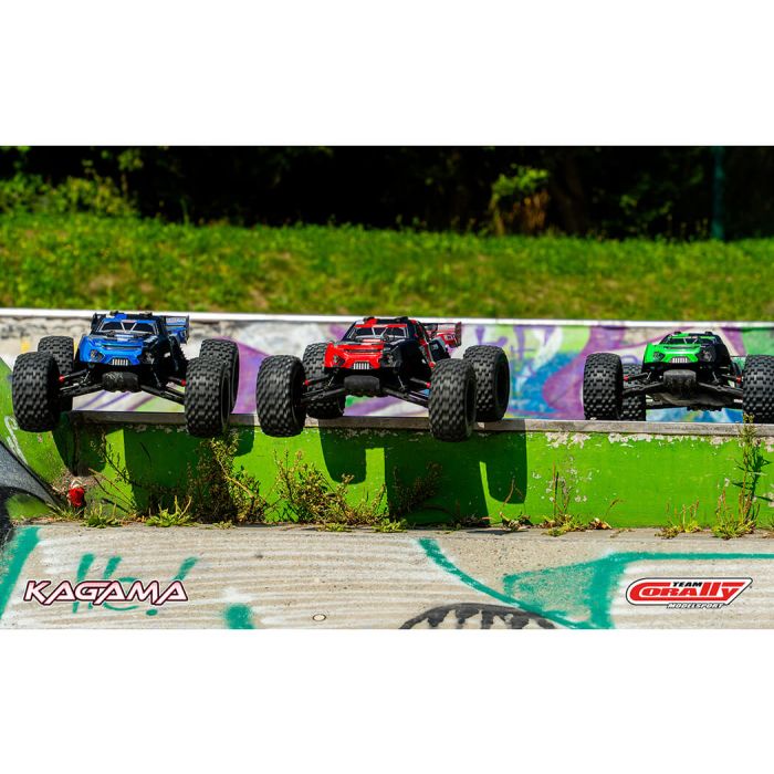 Corally Kagama XP 6S RC Truggy Truck Rolling Chassis - Green