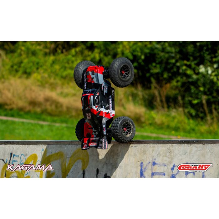Corally Kagama XP 6S RC Truggy Truck Rolling Chassis - Red