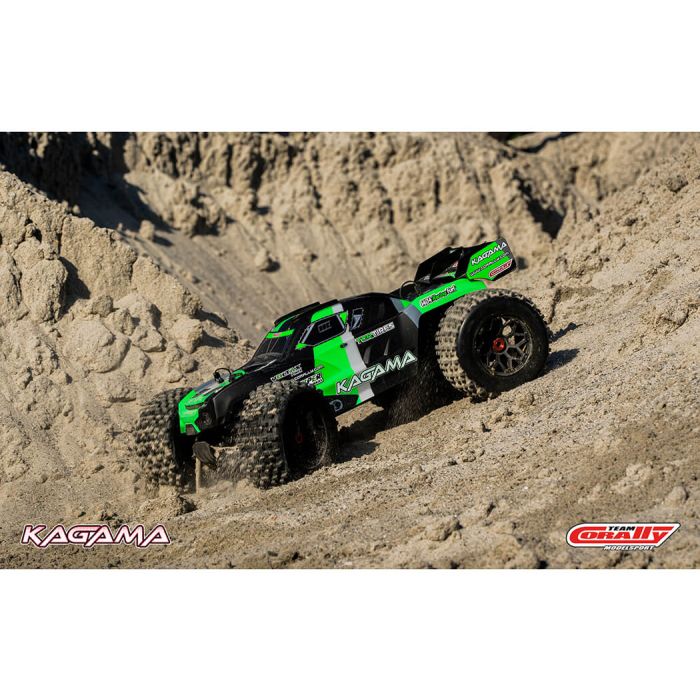 Corally Kagama XP 6S RC Truggy Truck Rolling Chassis - Green