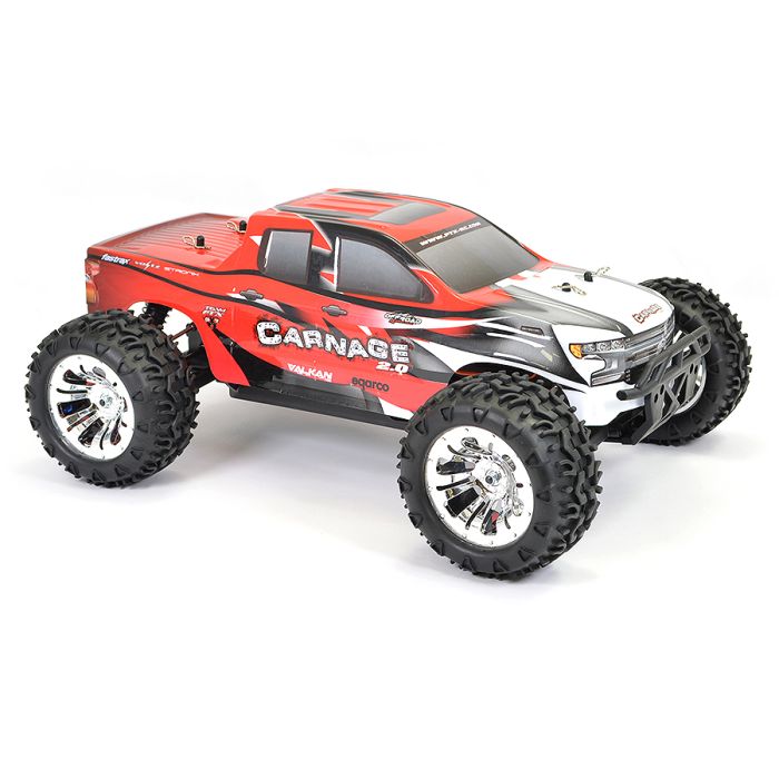 FTX 1:10 Carnage 2.0 Brushed RC Truck 4WD RTR – Red