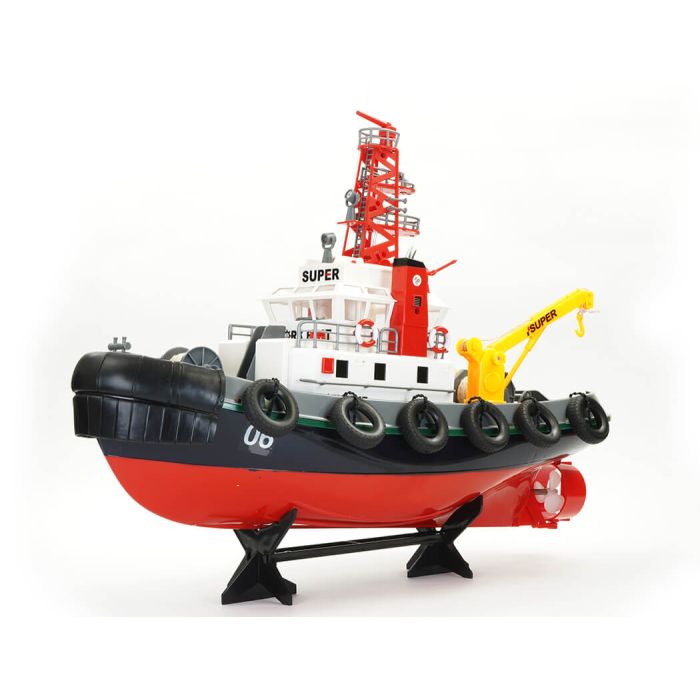 Henglong 1:50 Scale RC Tug Boat RTR with Working Water Cannon & More!