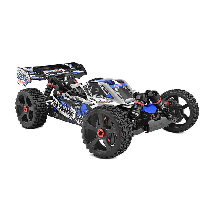 Corally Spark XB6 6S Brushless RC Basher Buggy Rolling Chassis - Blue