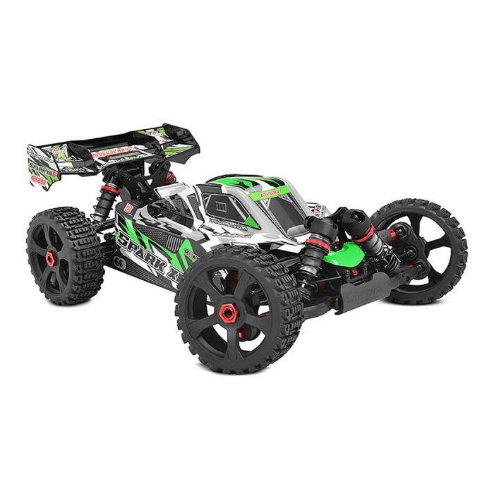 Corally Spark XB6 6S Brushless RC Basher Buggy Rolling Chassis - Green