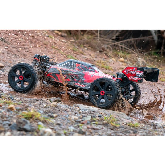 Corally Asuga XLR 6S Brushless XXL 1/8 RC Monster Buggy – Rolling Chassis