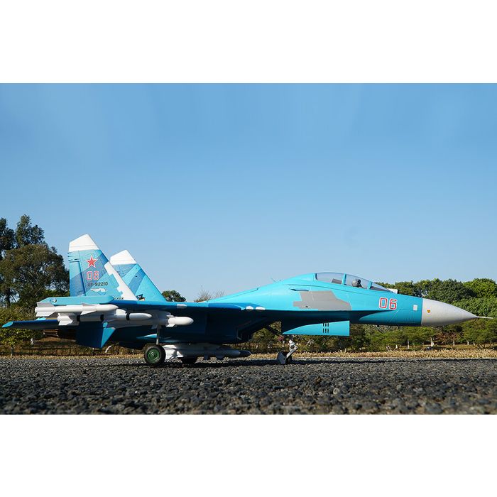 FMS Sukohi Su-27 EDF RC Fighter Jet ARTF (no Tx/Rx/Batt) - Blue