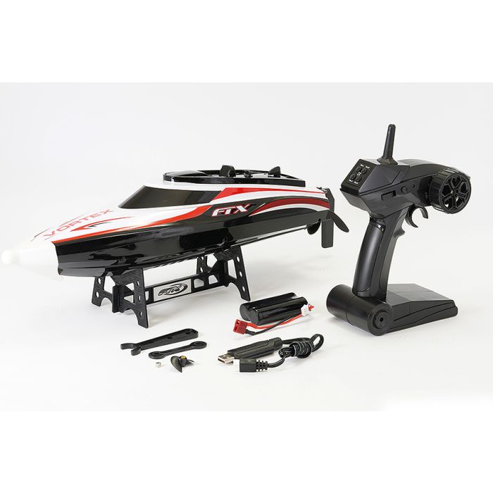 FTX Vortex High Speed RTR RC Model Race Boat 44cm - Black