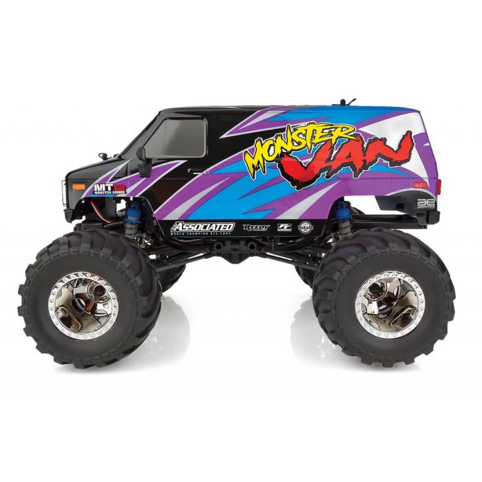 Team Associated AE 1:12 MT12 RTR RC 4x4 Monster Truck Van