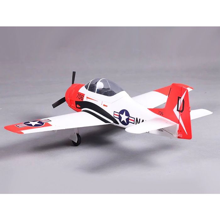 FMS T-28 Trojan (800mm) ARTF (no Tx/Rx/Batt/Cgr) RC Model Plane - Red