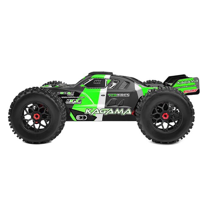 Corally Kagama XP 6S RC Truggy Truck Rolling Chassis - Green