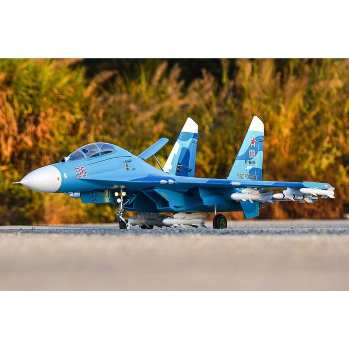 FMS Sukohi Su-27 EDF RC Fighter Jet ARTF (no Tx/Rx/Batt) - Blue