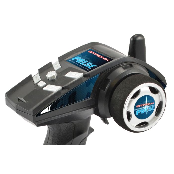 Etronix Pulse EX3G 3 Channel 2.4GHz RC Car Transmitter & Receiver Radio System