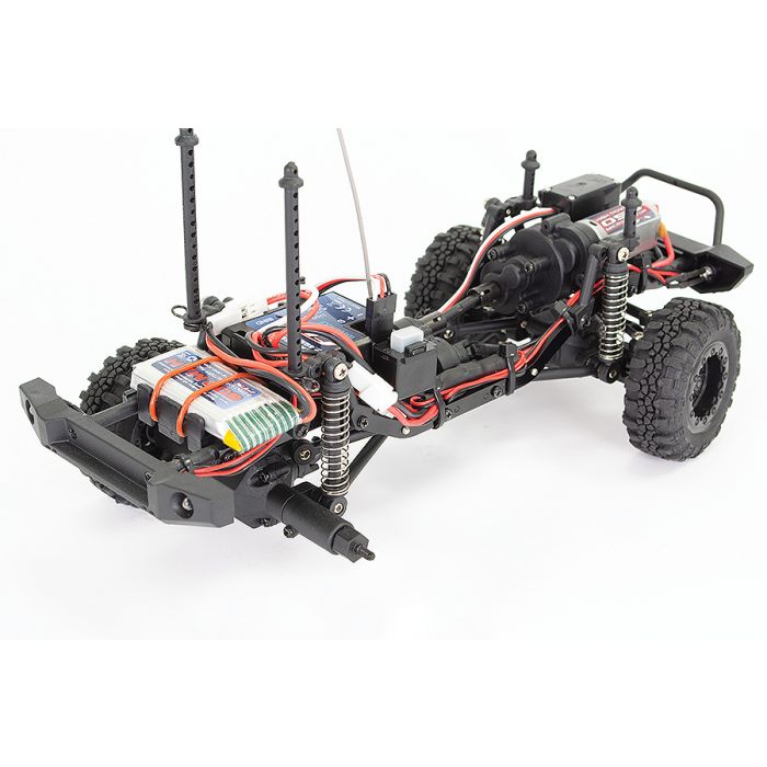 FTX 1:24 Outback Ranger Mini 3.0 4x4 RTR RC Rock Crawler Truck - Dark Grey