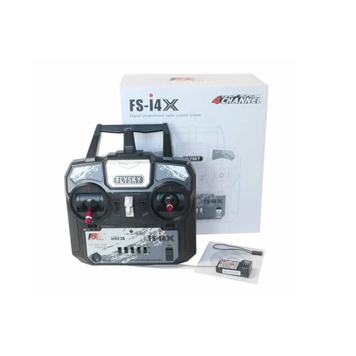 Flysky FS-I4X 4ch 2.4ghz Transmitter Radio System w/A6 Receiver (Mode 1)