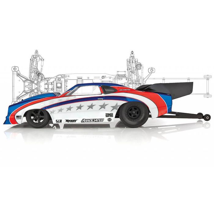 Team Associated AE 1:10 DR10M Drag Car Mid-Motor Team Builder's Kit