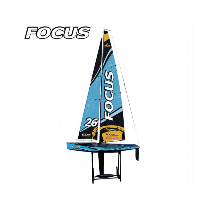 Joysway Focus V3 One Metre RC Sailboat RTR - Blue