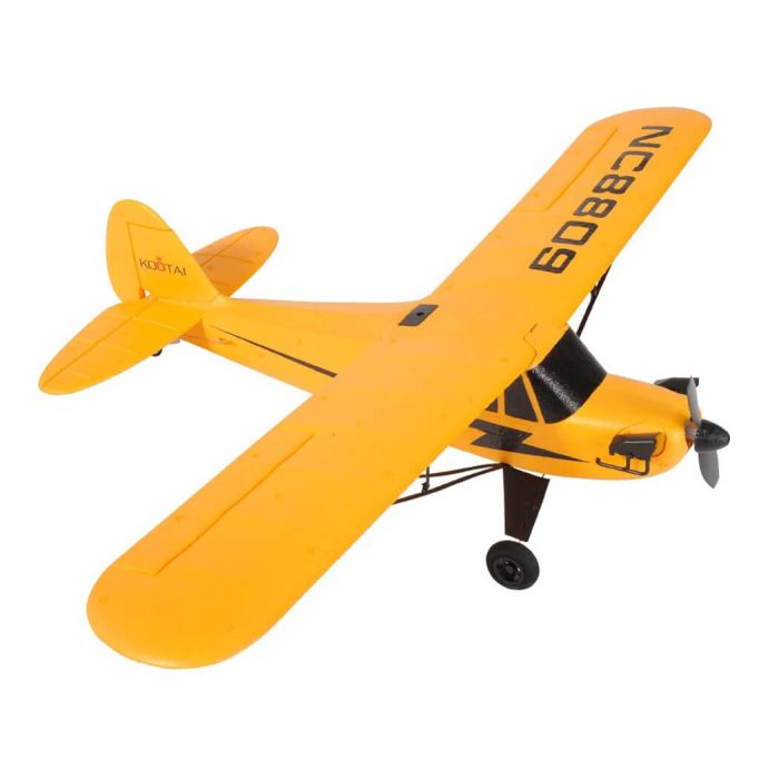 Kootai Piper J3 Cub (505mm) RC Model Plane w/ Gyro EPP RTF - Mode 2