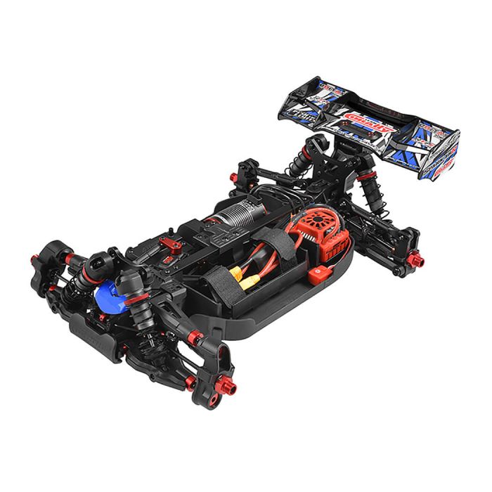 Corally Spark XB6 6S Brushless RC Basher Buggy Rolling Chassis - Blue