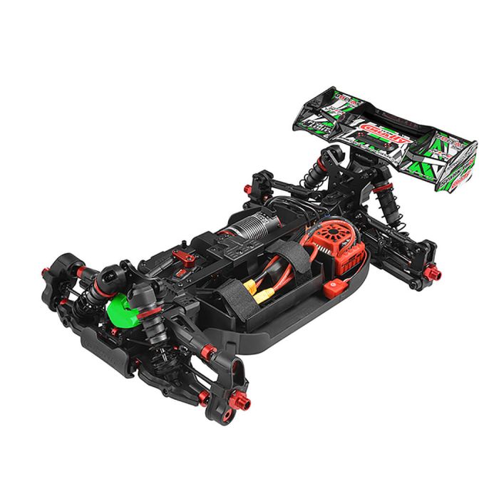 Corally Spark XB6 6S Brushless RC Basher Buggy Rolling Chassis - Green