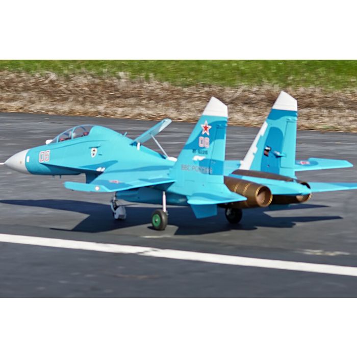 FMS Sukohi Su-27 EDF RC Fighter Jet ARTF (no Tx/Rx/Batt) - Blue