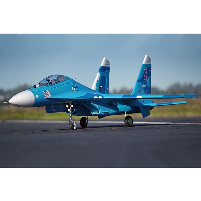 FMS Sukohi Su-27 EDF RC Fighter Jet ARTF (no Tx/Rx/Batt) - Blue