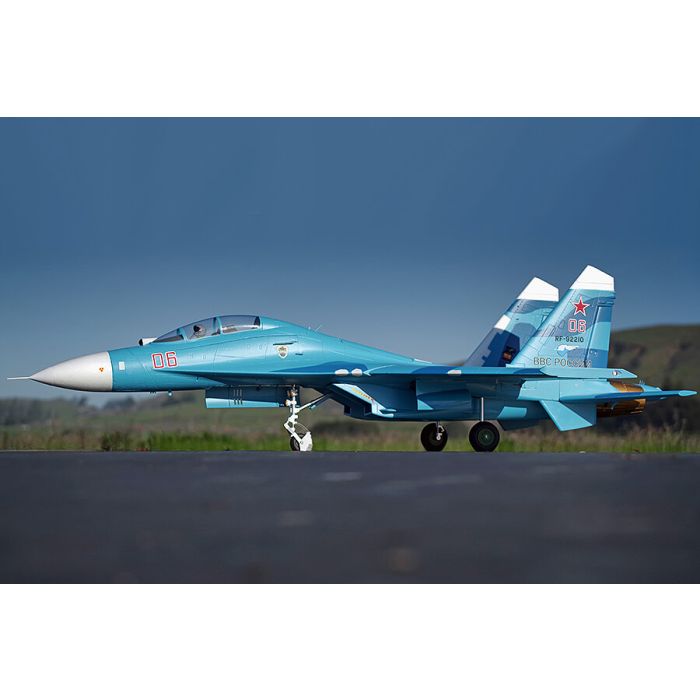 FMS Sukohi Su-27 EDF RC Fighter Jet ARTF (no Tx/Rx/Batt) - Blue