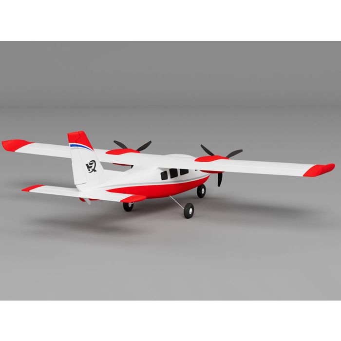 Xfly P68 Twin RC Plane (850mm) ARTF (no Tx/Rx/Batt/Cgr) - Red