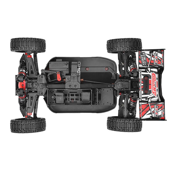 Corally Spark XB6 6S Brushless RC Basher Buggy Rolling Chassis - Red