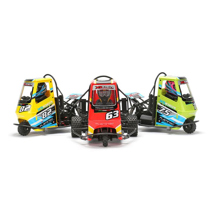 X-RIDER FLAMINGO 1/8 RTR RC RACING TUK TUK TRIKE - GREEN
