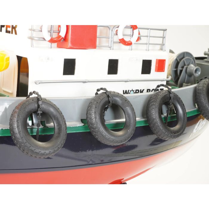 Henglong 1:50 Scale RC Tug Boat RTR with Working Water Cannon & More!
