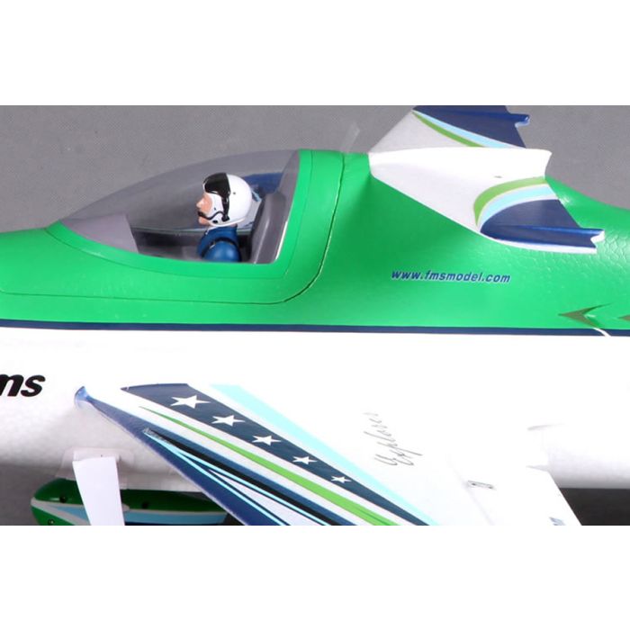 FMS Explorer F3A Sport RC Pattern Plane (1020mm) ARTF (no Tx/Rx/Batt) - Green