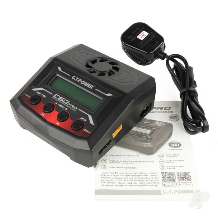 GT Power C6D Pro 100W AC/DC 12A NiMH LiPo / LiHV / LiIon / LiFe Charger