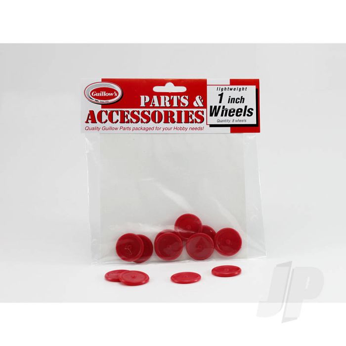 Guillow 1in Plastic Wheel Balsa Model Aircraft Accessories