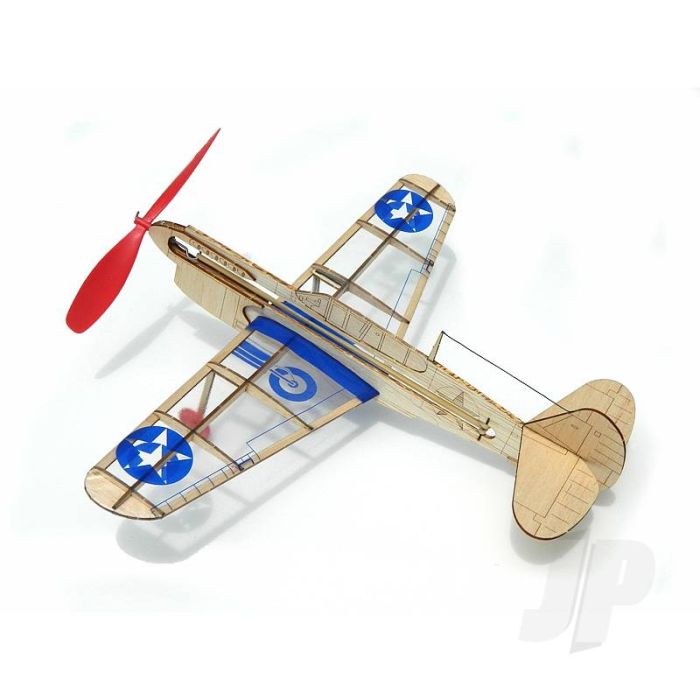 Guillow U.S. Curtiss P-40 Warhawk Balsa Model Aircraft Kit