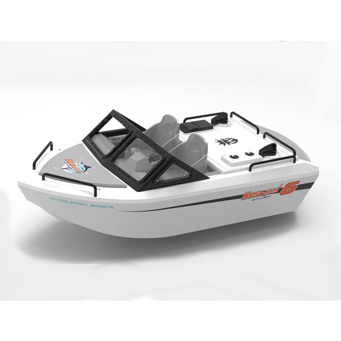 Heng Long Sea-God 6 (245mm) Jet Karting Swap Boat RTR Brushless RC – White