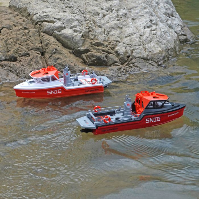 Henglong Search & Rescue RTR RC Turbojet Boat - Orange / White