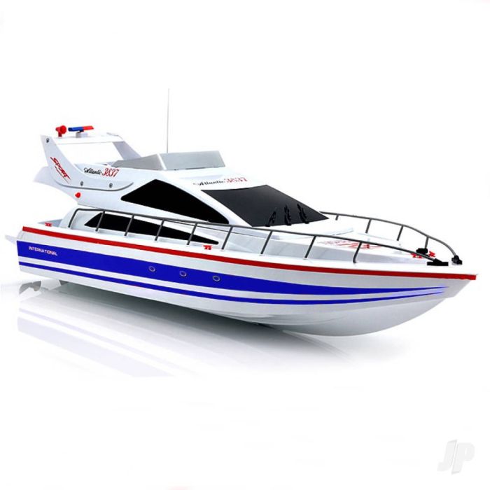 Henglong Atlantic Yacht Luxury Powerboat RTR RC Boat (700mm) - Blue