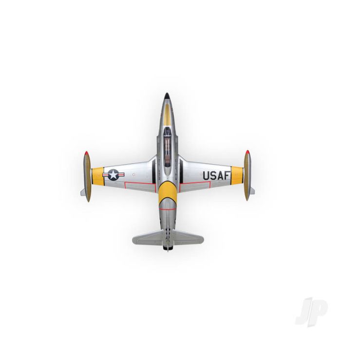 HSD Jets T-33 8kg Turbine Foam Jet, Yellow Ribbon (Kit) RC Plane