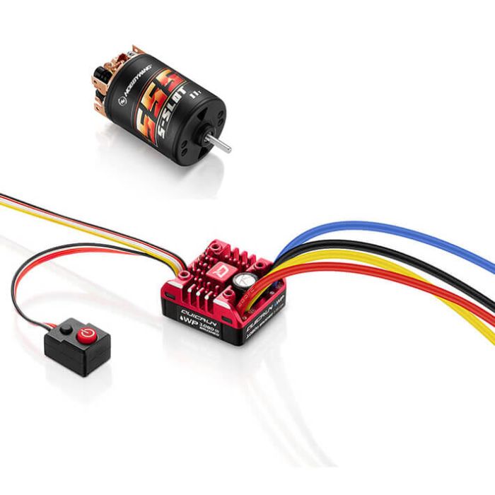 Hobbywing Quicrun Combo 1080 G2 ESC + 555 11t Brushed Motor