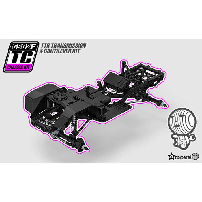 Gmade 1/10 GS02F TC RC Model Rock Crawler Truck Kit