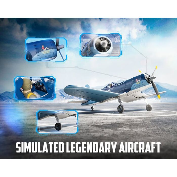 Volantex F4U Corsair (500mm) Brushless RC RTF Plane w/Gyro