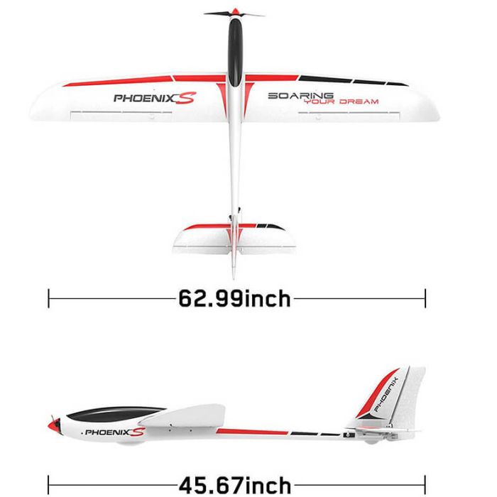 Volantex Phoenix S (1600mm) ARTF (no Tx/Rx/Batt) RC Electric Glider