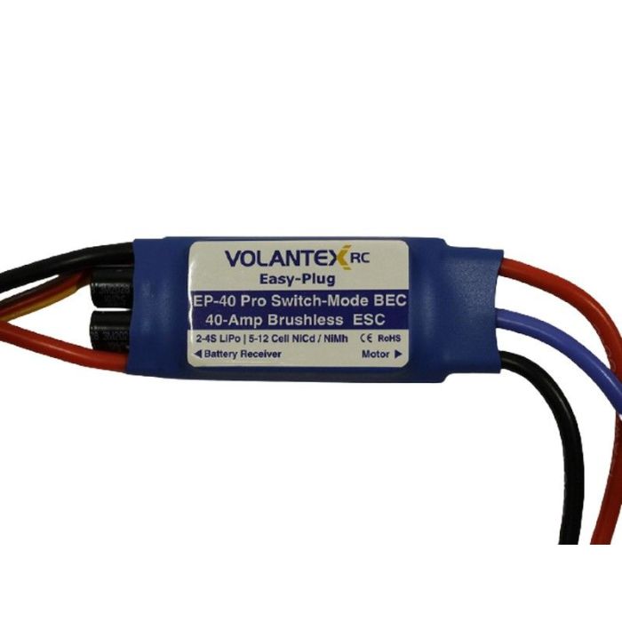 Volantex Brushless 40A BEC ESC w/XT60 Connector - Phoenix 2400