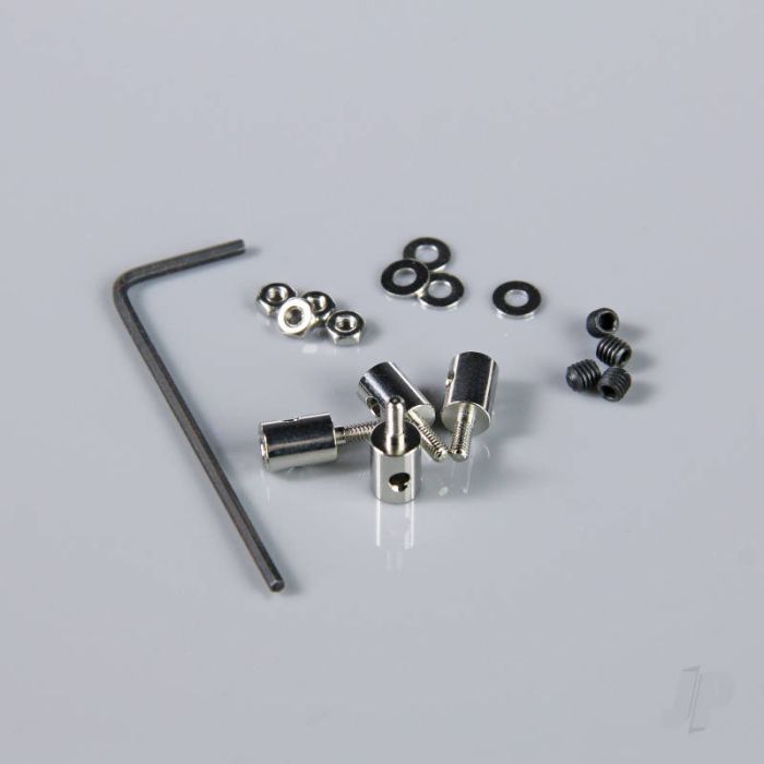 JP Adjustable 2mm Pushrod Connector (4 pcs) For RC Model Plane