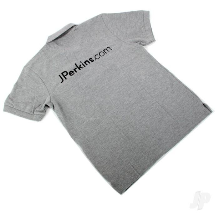 JP RC Polo Shirt Light Grey (Size XL) For RC Model Enthusiasts