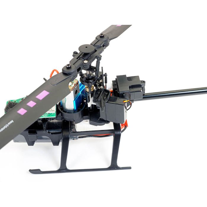 Kootai F03 Flybarless RC RTF Helicopter w/Gyro, Autoland, Lights – Purple/Blue