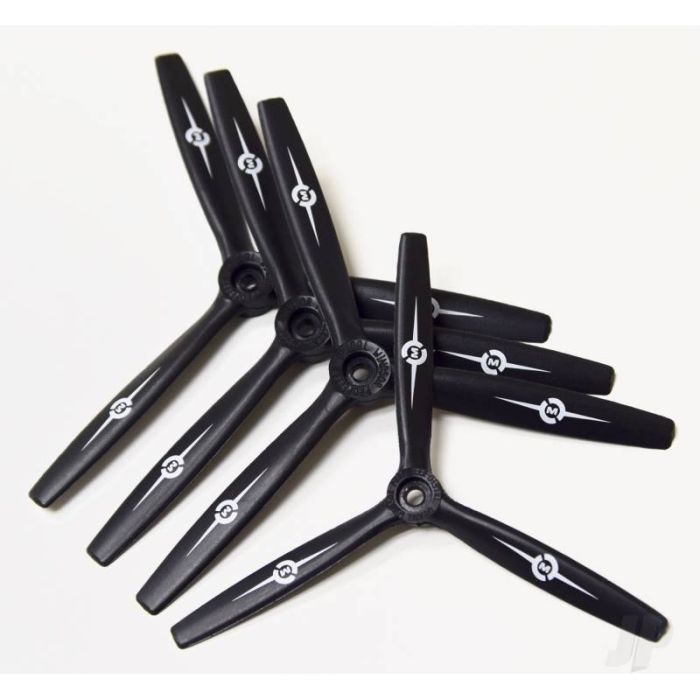 Master Airscrew 13x12 3-Blade RC Plane Propeller - White 