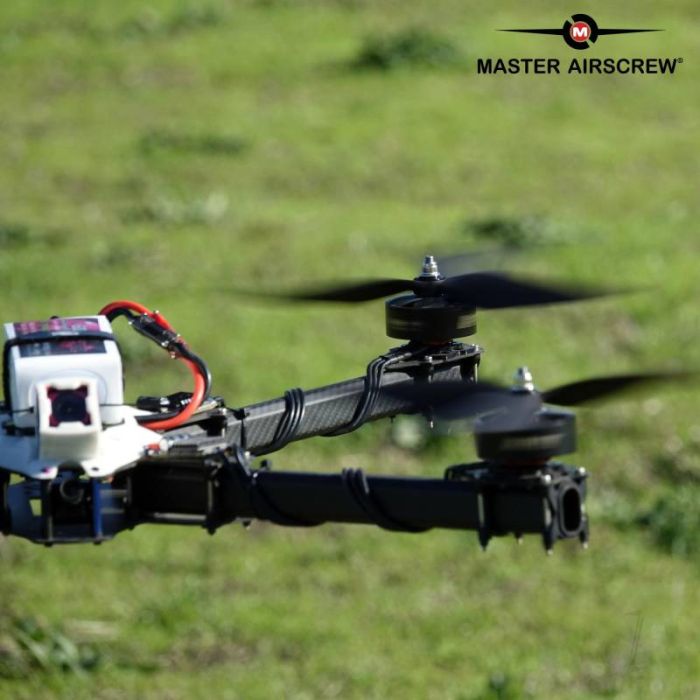 Master Airscrew 11x10 3X Power X-Class Giant Racing Drone Propeller (CCW) Black 