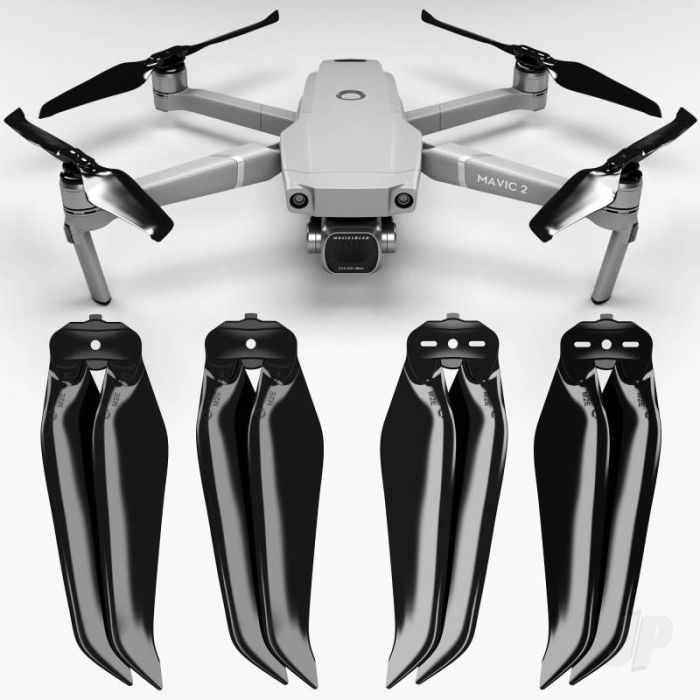 Master Airscrew STEALTH Props Set Black - DJI Mavic 2 / Pro / ZOOM / Enterprise