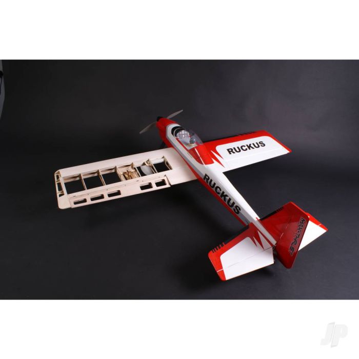 Max-Thrust Ruckus Balsa ARTF RC Plane (54in) – Red